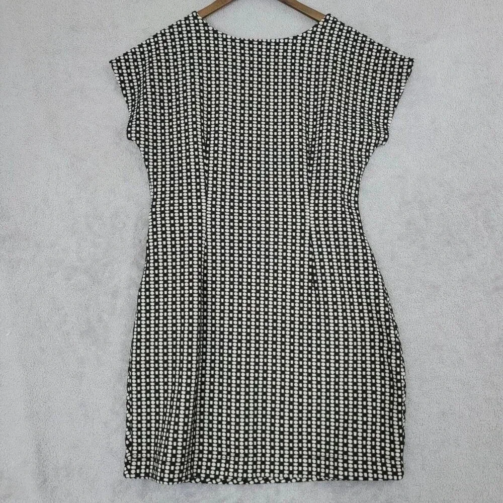 NWOT Anthropologie Saturday Sunday Sheath Knee Dress Patterned L  20CT - Picture 2 of 10